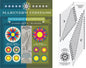 32 Point Mariner's Compass Book and Ruler From Robin Ruth Design By Robin Long - PAPER/PRINTED AND RULER