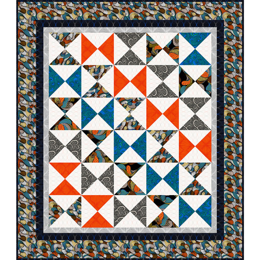 Lava Lamps Quilt From Free Spirit By Adrienne Leban - FREE DIGITAL
