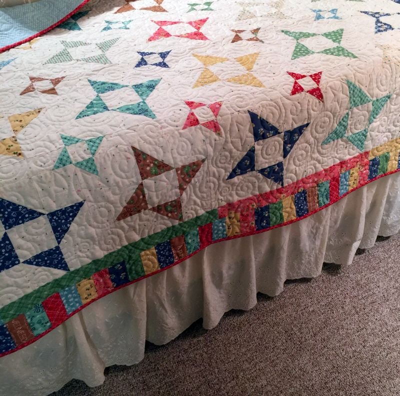 #454 Demi's Star Quilt Pattern by Diana Beaubien From Pleasant Valley Creations - DIGITAL