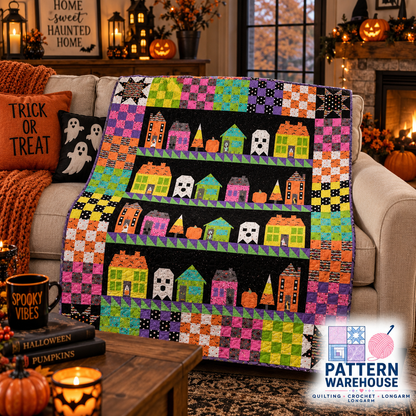 Dead End Halloween Quilt Pattern From Pammie Jane By Pamela Jane Morgan - PAPER/PRINTED