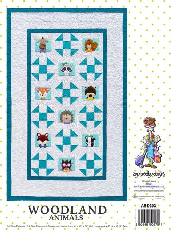 Woodland Animals Quilt Pattern From Amy Bradley Designs By Amy Bradley - PAPER/PRINTED