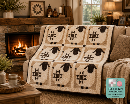#188 Wooly Stars for Coriander Quilts by Corey Yoder - PAPER/PRINTED