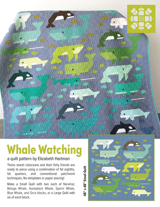 Whale Watching Quilt Pattern By Elizabeth Hartman From Elizabeth Hartman - PAPER/PRINTED