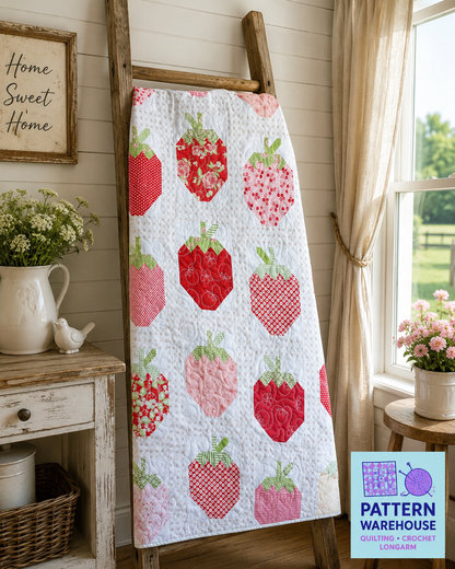 Strawberry Social By Margot Languedoc Designs From The Pattern Basket - PAPER/PRINTED