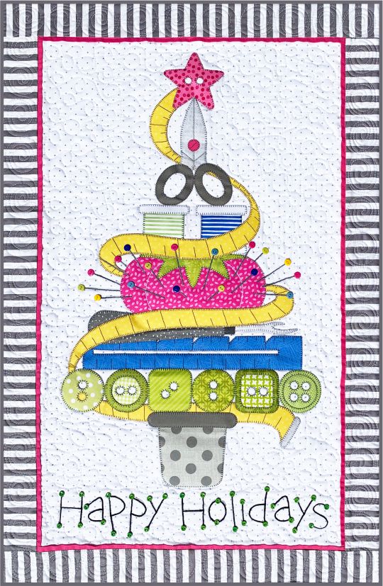 Holidays Sewing Tree Quilt Pattern From Amy Bradley Designs By Amy Bradley - PAPER/PRINTED