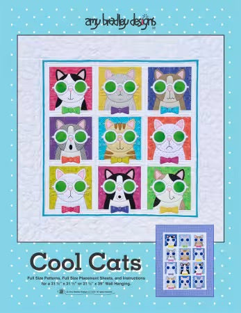 Cool Cats Quilt Pattern From Amy Bradley Designs By Amy Bradley - PAPER/PRINTED