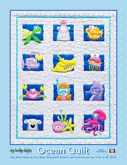 Ocean Quilt Pattern From Amy Bradley Designs By Amy Bradley - PAPER/PRINTED