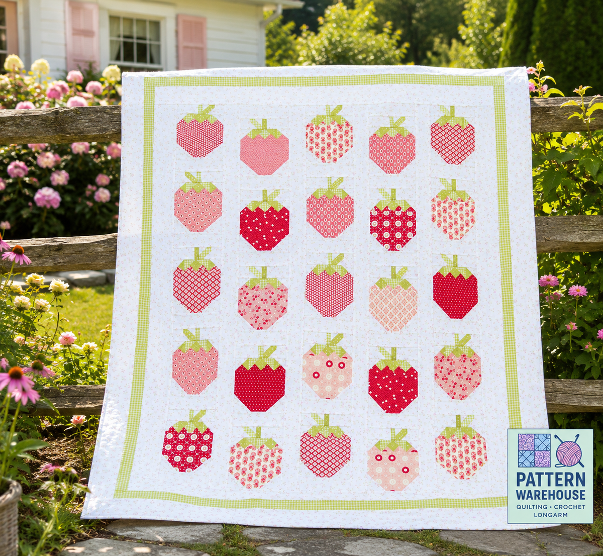 Strawberry Social By Margot Languedoc Designs From The Pattern Basket - PAPER/PRINTED
