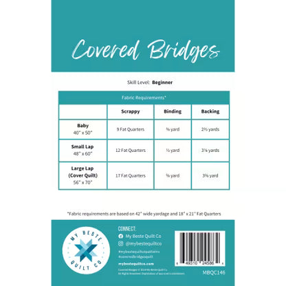 Covered Bridges From My Beste Quilt Co By Renee Den Beste - PAPER/PRINTED