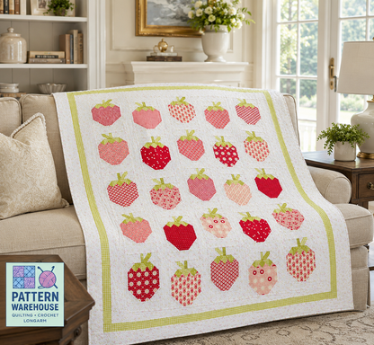 Strawberry Social By Margot Languedoc Designs From The Pattern Basket - PAPER/PRINTED