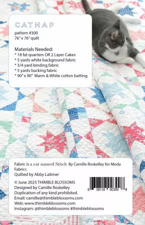 #300 Catnip By Camille Roskelley From Thimble Blossoms - PAPER/PRINTED