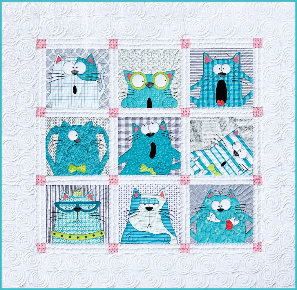 Cats Quilt Pattern From Amy Bradley Designs By Amy Bradley - PAPER/PRINTED
