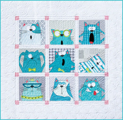 Cats Quilt Pattern From Amy Bradley Designs By Amy Bradley - PAPER/PRINTED