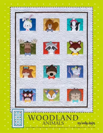 Woodland Animals Quilt Pattern From Amy Bradley Designs By Amy Bradley - PAPER/PRINTED
