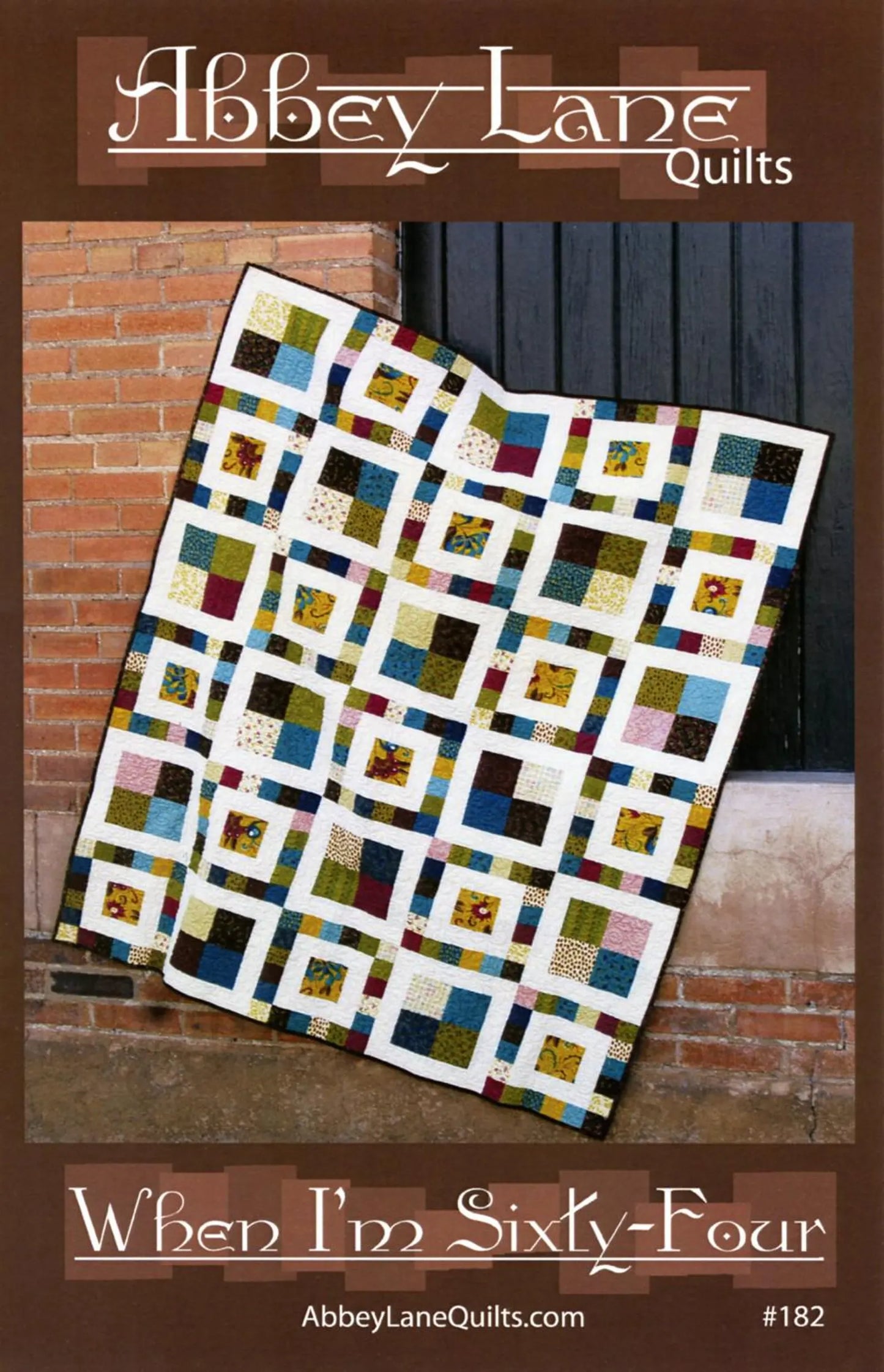 #182 When I'm Sixty-Four From Abbey Lane Quilts - PAPER/PRINTED