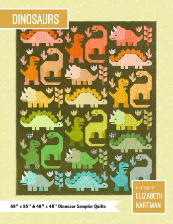 Dinosaurs Quilt Pattern From Elizabeth Hartman By Elizabeth Hartman - PAPER/PRINTED