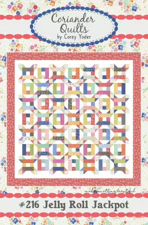 #216 Jelly Roll Jackpot from Coriander Quilts by Corey Yoder - PAPER/PRINTED