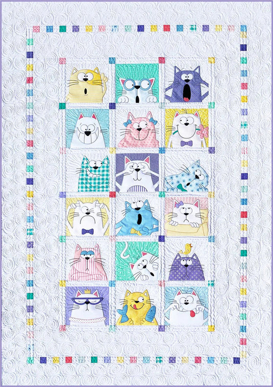 Cats Quilt Pattern From Amy Bradley Designs By Amy Bradley - PAPER/PRINTED