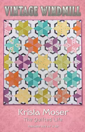 Vintage Windmill from The Quilted Life by Krista Moser - PAPER/PRINTED