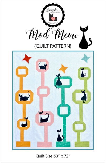 Mod Meow From Jedi Craft Girl by Amanda Niederhauser - PAPER/PRINTED