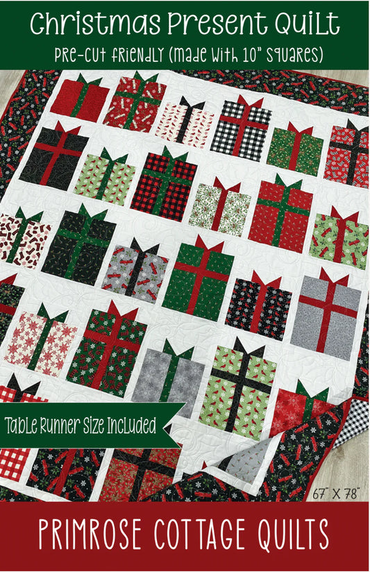 Christmas Present Quilt Pattern by Lindsey Weight of Primrose Cottage Quilts - PAPER/PRINTED