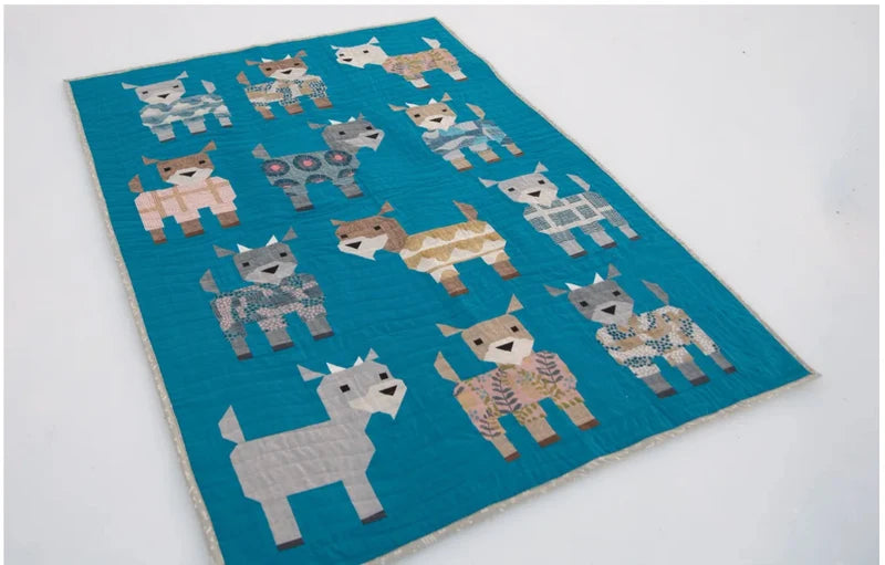 Kidding Around Goats in Pajamas Quilt Pattern From Art East Quilting Co - PAPER/PRINTED