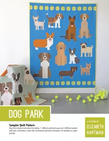 Dog Park Quilt Pattern From Elizabeth Hartman By Elizabeth Hartman - PAPER/PRINTED