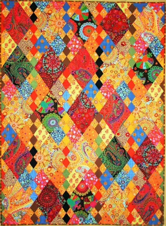 Harlequin From Aardvark Quilts by Pamela Dinndorf - PAPER/PRINTED