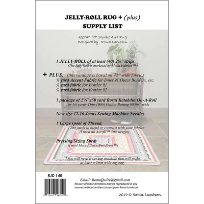Jelly-Roll Rug + (plus) From RJ Designs by Roma Lambson - PAPER/PRINTED
