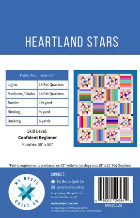 Heartland Stars From My Beste Quilt Co By Renee Den Beste - PAPER/PRINTED