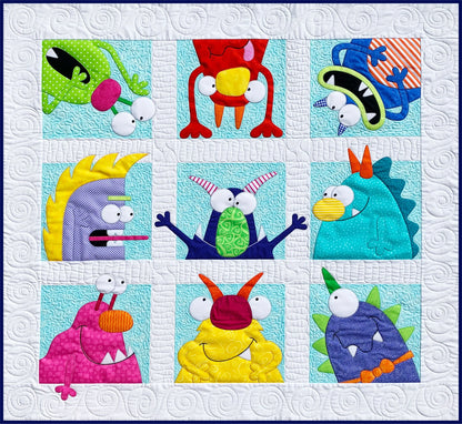 Monsters Quilt Pattern From Amy Bradley Designs By Amy Bradley - PAPER/PRINTED