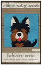 Yorkshire Terrier Precut Fused Applique Pack From The Whole Country Caboodle - PAPER/PRINTED