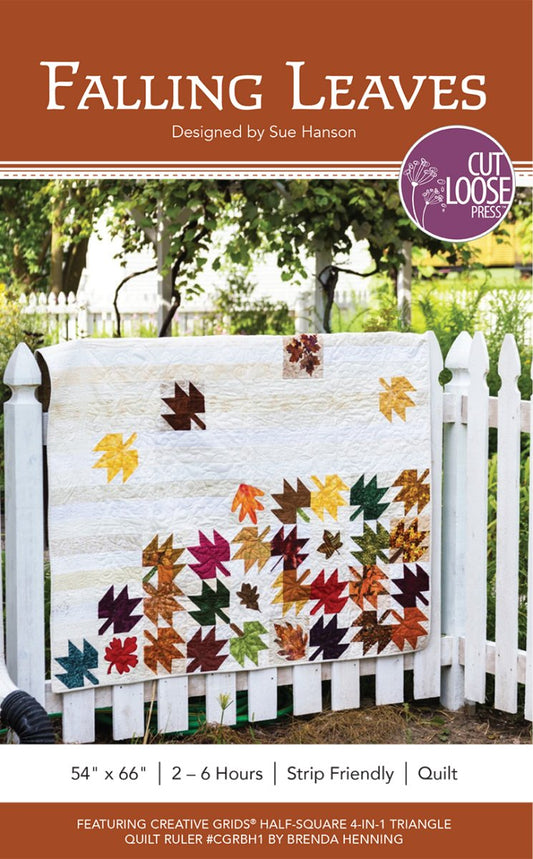 Falling Leaves Quilt Pattern By Cut Loose Press