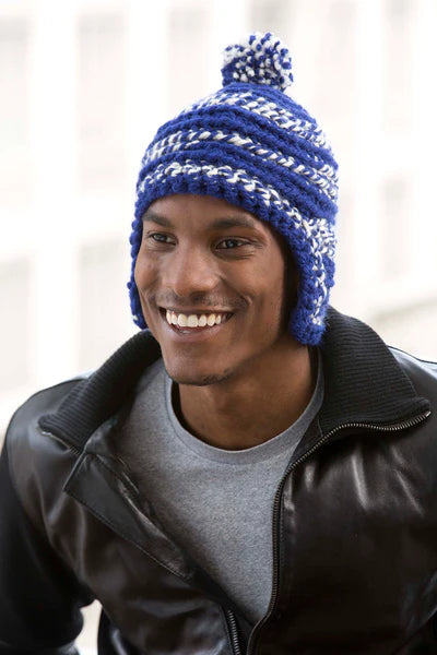 Havemeyer Helmet Pattern (Crochet) From Lion Brand Yarn - FREE DIGITAL