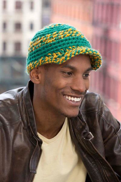 Union St Cap Pattern (Crochet) From Lion Brand Yarn - FREE DIGITAL