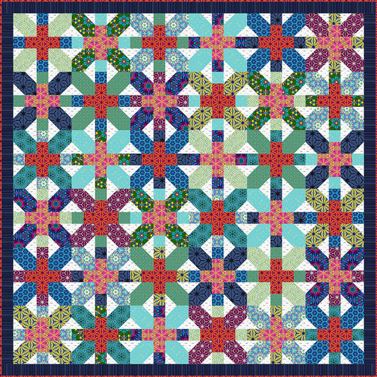 Crosshatch Quilt From Free Spirit By Billy Reue - FREE DIGITAL