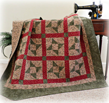 #443 Cuddle with Me Quilt Pattern By Diana Beaubien From Pleasant Valley Creations - DIGITAL