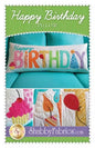 Happy Birthday Pillow From Shabby Fabrics by Jennifer Bosworth - PAPER/PRINTED