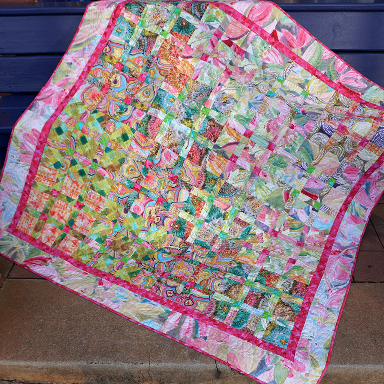 Basket Weave Quilt From Free Spirit By Denise Burkitt - FREE DIGITAL