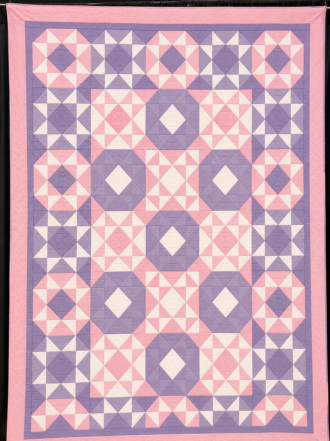Galaxies Beyond Quilt Quilt Pattern By Jamie Kalvestran From jamie Kalvestran Design LLC - PAPER PRINTED