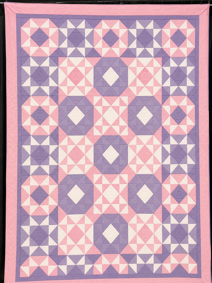 Galaxies Beyond Quilt Quilt Pattern By Jamie Kalvestran From jamie Kalvestran Design LLC - PAPER PRINTED