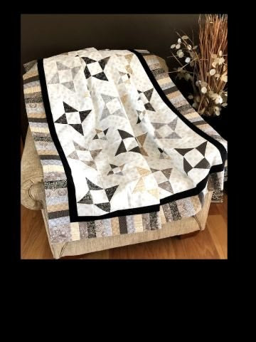 #454 Demi's Star Quilt Pattern by Diana Beaubien From Pleasant Valley Creations - DIGITAL