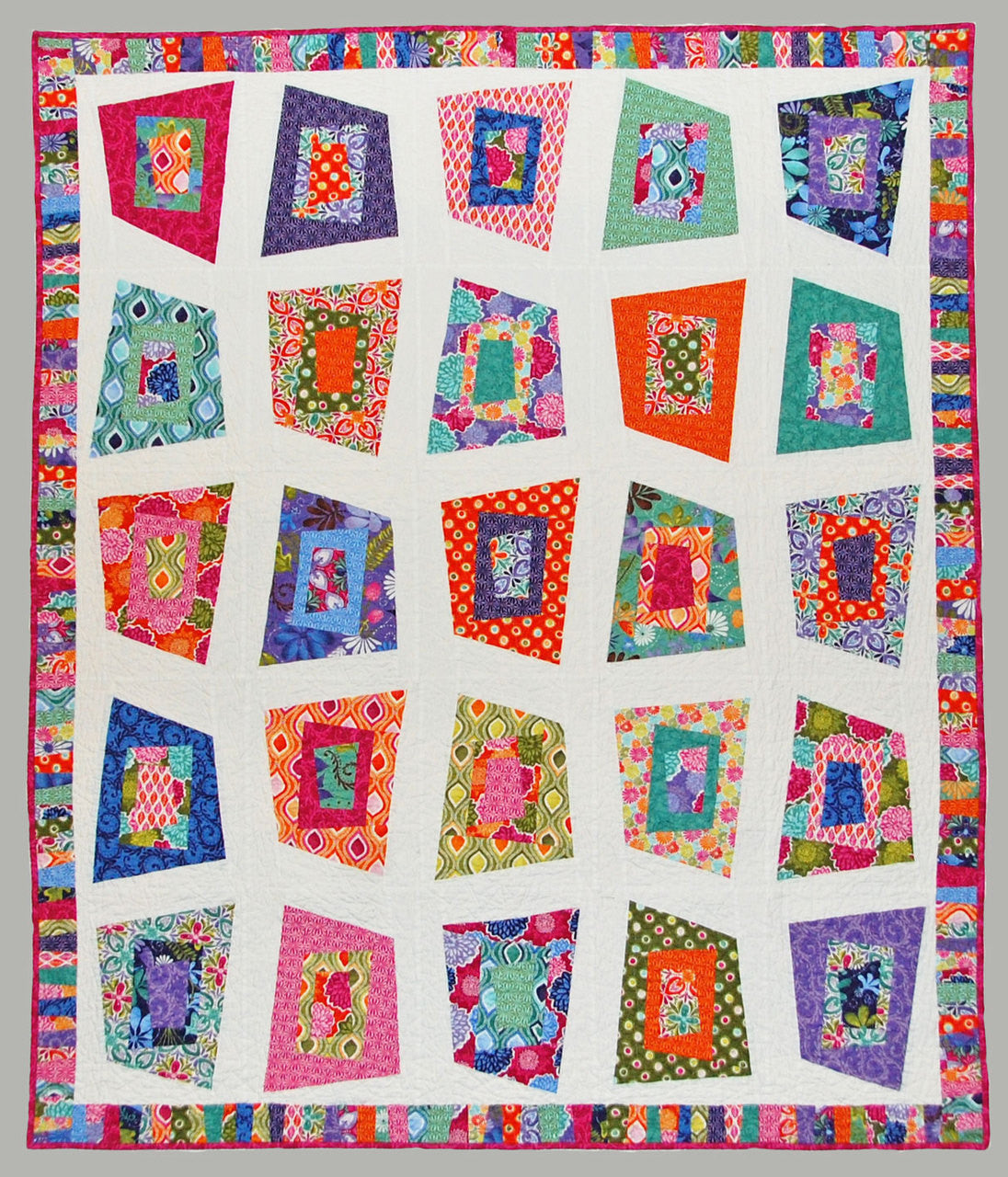 #153 Helter Skelter From Abbey Lane Quilts Quilt Pattern By Janice Liljenquist and Marcea Owen - PAPER/PRINTED