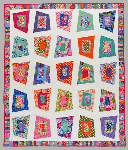 #153 Helter Skelter From Abbey Lane Quilts Quilt Pattern By Janice Liljenquist and Marcea Owen - PAPER/PRINTED