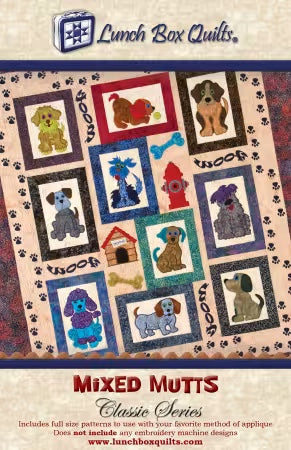 Mixed Mutts Classic Series From Lunch Box Quilts By Angela Steveson - PAPER/PRINTED
