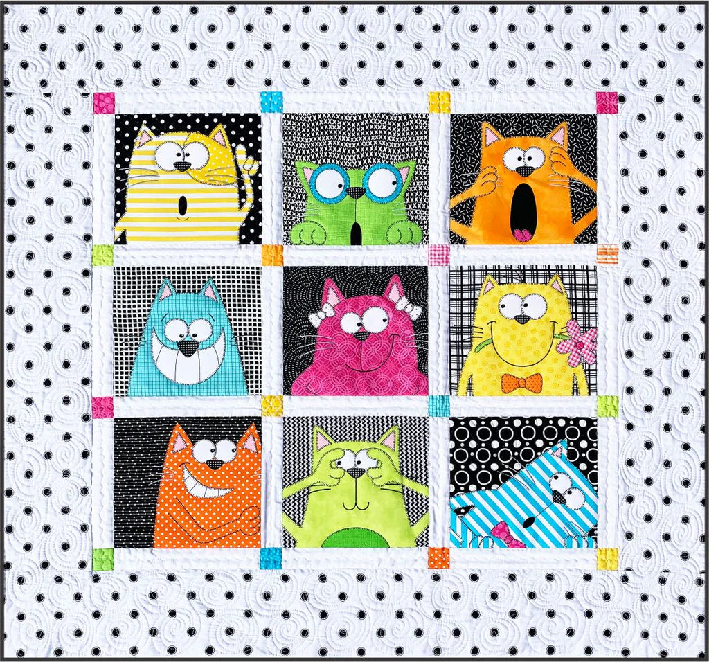 Cats Quilt Pattern From Amy Bradley Designs By Amy Bradley - PAPER/PRINTED