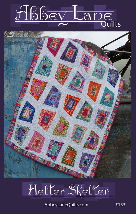 #153 Helter Skelter From Abbey Lane Quilts Quilt Pattern By Janice Liljenquist and Marcea Owen - PAPER/PRINTED