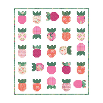 Strawberry Fields Modern Quilt Pattern by Citrus and Mint Designs - PAPER/PRINTED