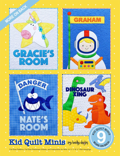 Kid Quilt Minis Quilt Patterns From Amy Bradley Designs By Amy Bradley - PAPER/PRINTED