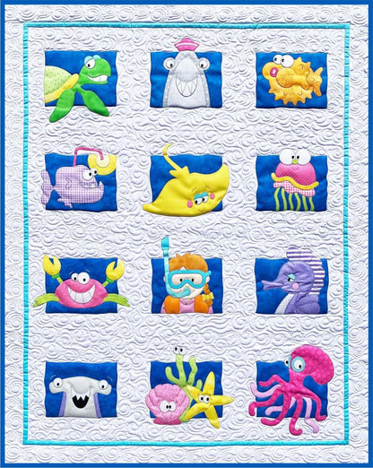 Ocean Quilt Pattern From Amy Bradley Designs By Amy Bradley - PAPER/PRINTED